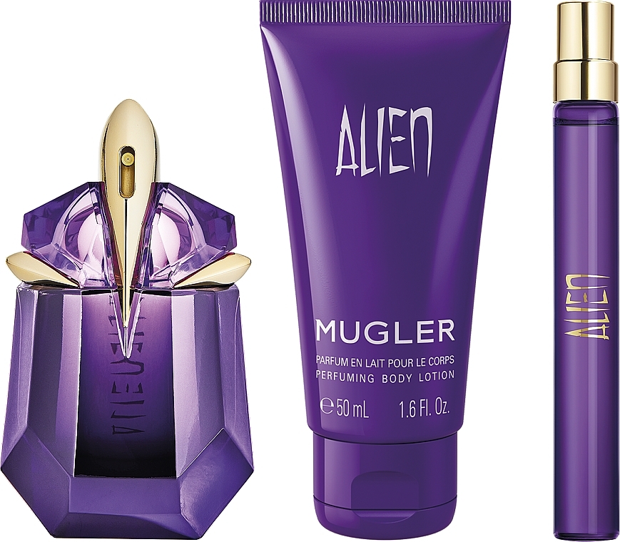 Mugler Alien - Duftset (Eau de Parfum 30ml + Eau de Parfum 10ml + Körperlotion 50ml)  — Bild N2