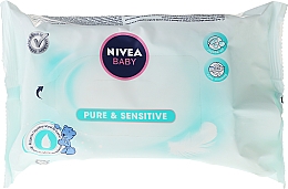 Düfte, Parfümerie und Kosmetik Feuchttücher für Kinder und Babys 63 St. - NIVEA Baby Pure & Sensitive Cleansing Wipes