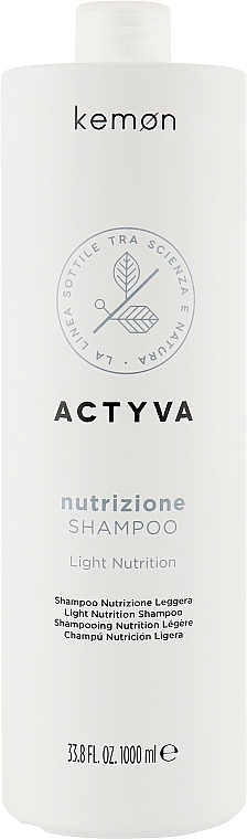 Shampoo für leicht trockenes Haar - Kemon Actyva Nutrizione Ricca Shampoo — Bild N3
