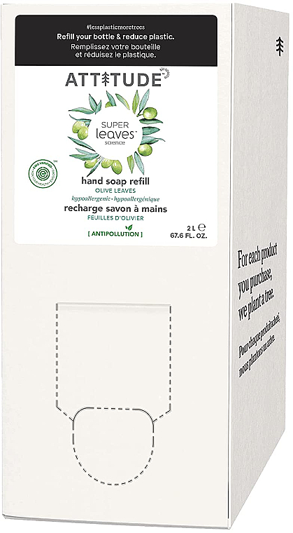 Flüssige Handseife Olivenblätter - Attitude Super Leaves Natural Hand Soap Olive Leaves Refill — Bild N1