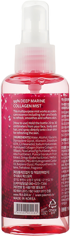 Gesichtsnebel mit Meereskollagen - Pax Moly Deep Marine Collagen Mist — Bild N2
