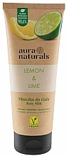 Körpermilch mit Zitrone und Limette - Aura Naturals Lemon & Lime Body Milk — Bild N1