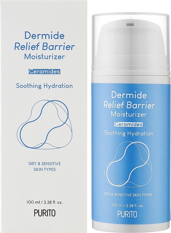 Feuchtigkeitsspendende Gesichtscreme - Purito Dermide Relief Barrier Moisturizer — Bild N2