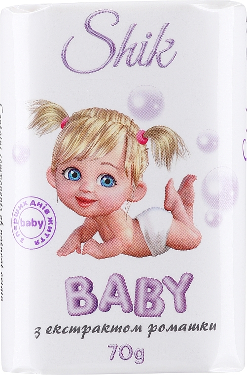 Natürliche Baby-Seife mit Kamillenextrakt - Shik — Bild N1
