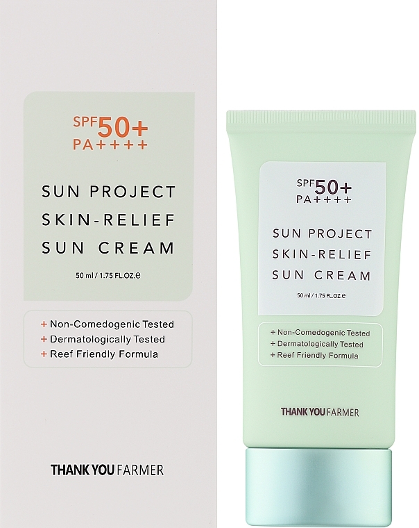 Sonnenschutzcreme SPF50+ - Thank You Farmer Sun Project Skin Relief Sun Cream SPF 50+ PA++++ — Bild N2