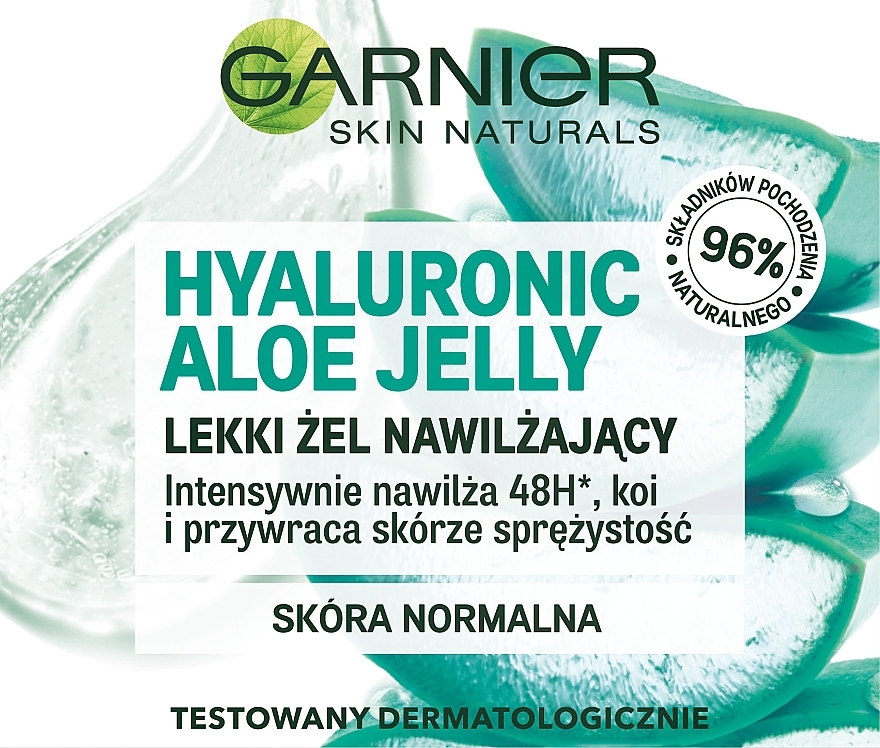 Leichtes feuchtigkeitsspendendes Gesichtsgel mit Bio Aloe Vera - Garnier Skin Naturals Hualuronic Aloe Jelly — Bild N16