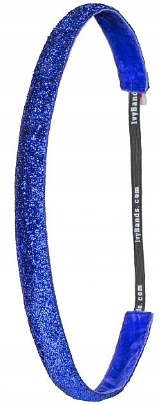 Haarband Ocean Blue Glitt Slim - Ivybands — Bild N1
