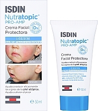 Creme für Haut mit atopischer Dermatitis - Isdin Nutratopic Facial Cream Pro-Amp — Bild N2