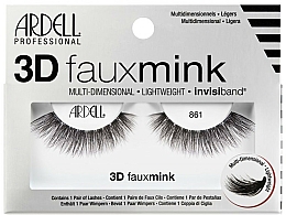 Künstliche Wimpern - Ardell 3D Faux Mink 861 — Bild N1