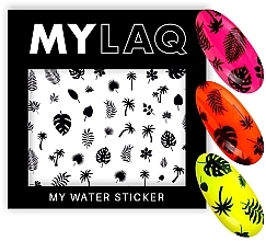 Nagelsticker Sommerpflanzen - MylaQ My Summer Plants Water Sticker — Bild N1