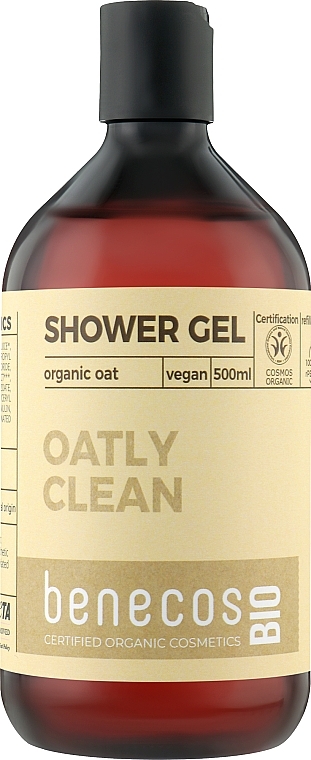 Duschgel - Benecos Shower Gel Organic Oats — Bild N1