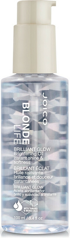 Pflegendes Haaröl für mehr Glanz - Joico Blonde Life Brilliant Glow Brightening Oil — Bild N1