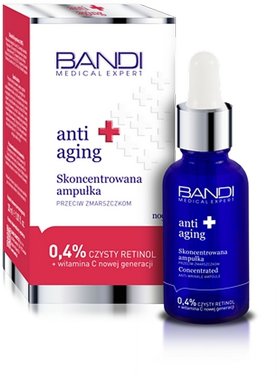 Anti-Falten Gesichtskonzentrat mit Retinol und Vitamin C - Bandi Medical Expert Anti Aging Concetrated Ampoule — Bild N1