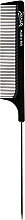 Kamm mit Metallstiel 21 cm schwarz - Janeke Professional Comb With Metal Tail — Bild N1