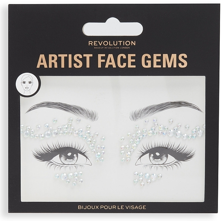 Strasssteine für das Gesicht - Makeup Revolution Artist Face Gems — Bild N1