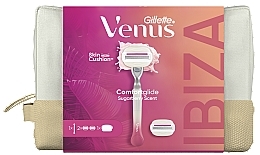 Set - Gillette Venus Comfortglide Sugarberry Scent (Rasierer/1 St. + Klingen/2 St. + Kosmetiktasche) — Bild N2