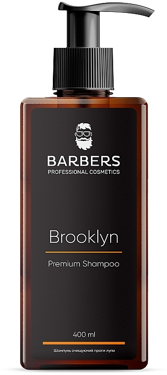 Anti-Schuppen Shampoo für Männer - Barbers Brooklyn Premium Shampoo — Bild N1