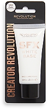 Aufhellende matte Make-up-Basis - Makeup Revolution Creator Revolution SFX White Base Matte Foundation — Bild N1