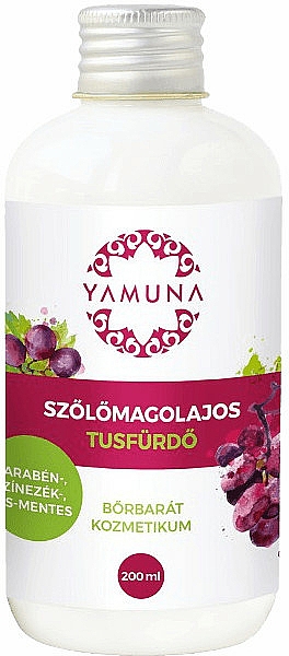 Weichmachendes Duschgel mit Traubenkernöl - Yamuna Grape Seed Oil Shower Gel — Bild N1