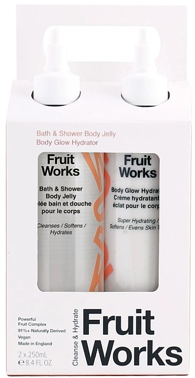 Set - Fruit Works Cleanse & Hydrate Duo (sh/jelly/250ml + b/lot/250ml) — Bild N1