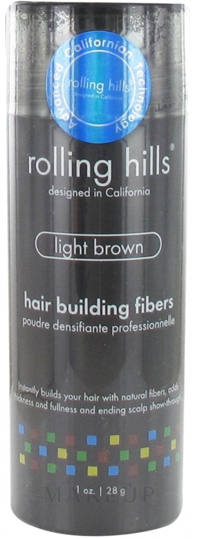 Haarverdicker - Rolling Hills Hair Building Fibers — Bild Light Brown