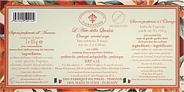 Naturseifen Geschenkset 3 St. - Saponificio Artigianale Fiorentino Orange (3x125g) — Bild N3