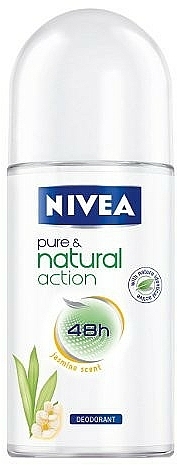 Deo Roll-on Antitranspirant - NIVEA Pure & Natural Jasmine Deodorant Roll-On — Bild N3