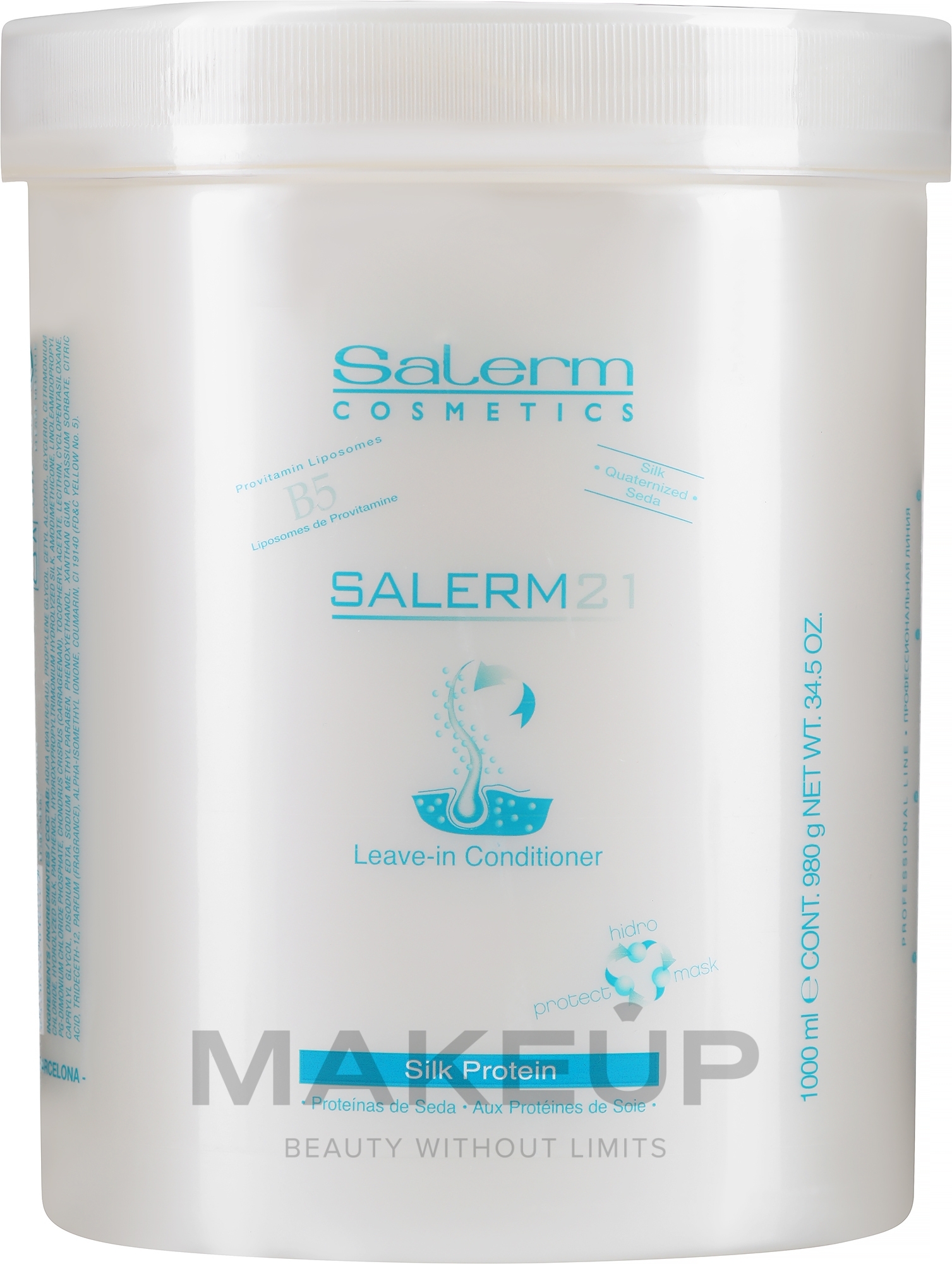 Intensivpflege für das Haar ohne Ausspülen - Salerm Salerm 21 Leav-in Conditioner — Bild 1000 ml