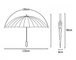 Regenschirm PAR11SZ grau - Ecarla — Bild N1