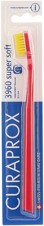 Zahnbürste extra weich CS 3960 rot-gelb - Curaprox — Bild N1