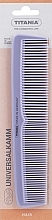 Düfte, Parfümerie und Kosmetik Kombinationskamm aus Kunststoff 19.5 cm lila - Titania