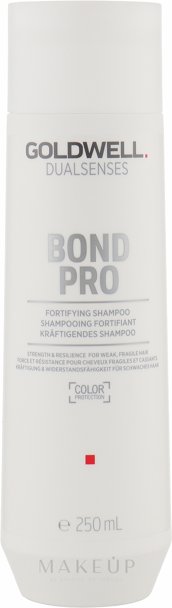 Stärkendes Shampoo mit Schwarzweidenextrakt für dünnes und sprödes Haar - Goldwell DualSenses Bond Pro Fortifying Shampoo — Bild 250 ml