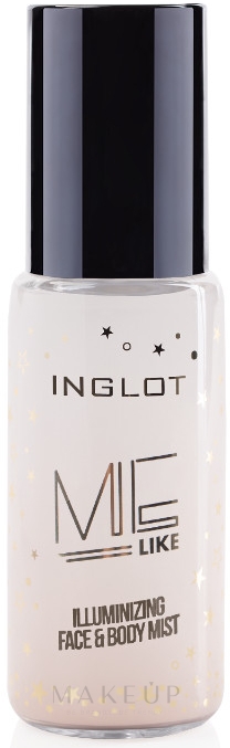 Make-up-Fixierer mit Schimmereffekt - Inglot Me Like Illuminixing Face & Body Mist — Bild 301