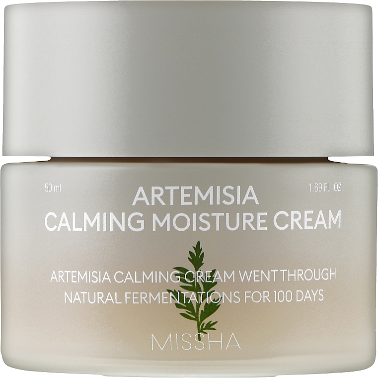 Beruhigende und feuchtigkeitsspendende Gesichtscreme - Missha Artemisia Calming Moisture Cream — Bild N1