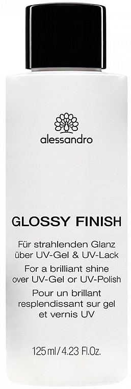 Nagelmittel für strahlenden Glanz über UV-Gel und UV-Lack - Alessandro International Glossy Finish — Bild N1