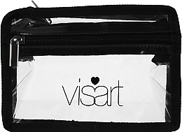 Düfte, Parfümerie und Kosmetik Kulturbeutel aus Kunststoff rechteckig mit Tasche (leer) - Make-Up Atelier Paris Visart