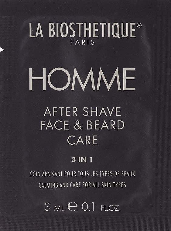 After-Shave-Emulsion für Gesicht und Bart - La Biosthetique Homme After Shave Face & Beard Care (Probe)  — Bild N1