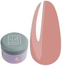 Gel zur Nagelverlängerung - Tufi Profi Premium LED Gel 07 Berry — Bild N1