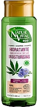 Düfte, Parfümerie und Kosmetik Feuchtigkeitsshampoo für trockenes Haar - Natur Vital Eco Moisturising Hemp& Linseed Shampoo 