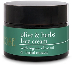 Düfte, Parfümerie und Kosmetik Gesichtscreme mit Bio Olivenöl und Kräuterextrakten - Yellow Rose Olive & Herbs Face Cream