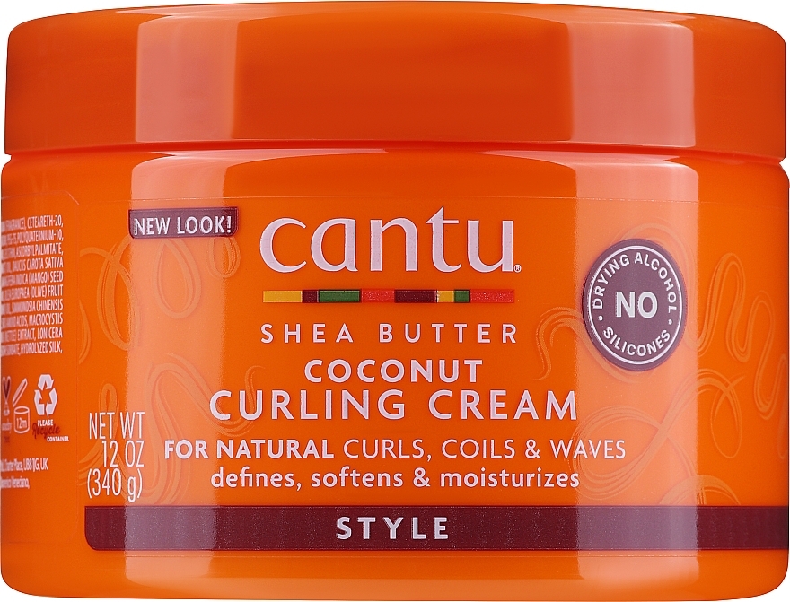 Styling-Creme für das Haar - Cantu Shea Butter Coconut Curling Cream — Bild N1