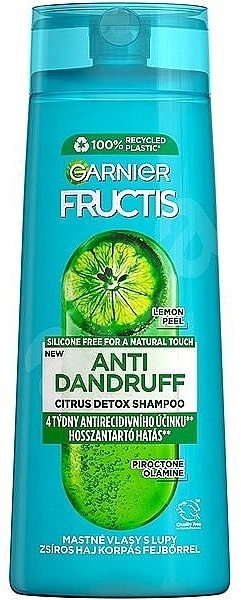 Zitrus-Haarshampoo gegen Schuppen - Garnier Fructis Antidandruff Citrus Detox Shampoo — Bild N1