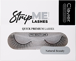 Düfte, Parfümerie und Kosmetik Künstliche Wimpern - Clavier Quick Premium Lashes Natural Beauty 827