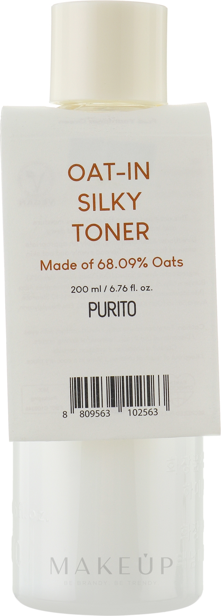 Beruhigender Hafersamen-Toner - Purito Oat-in Silky Toner — Bild 200 ml