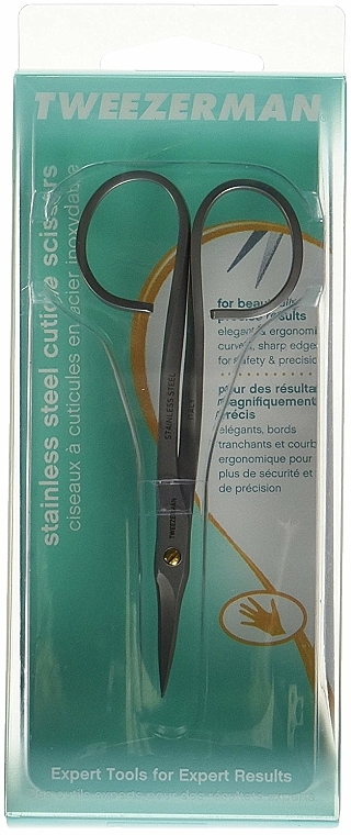 Nagelhautschere 3004-R - Tweezerman Stainless Steel Cuticle Scissors — Bild N3