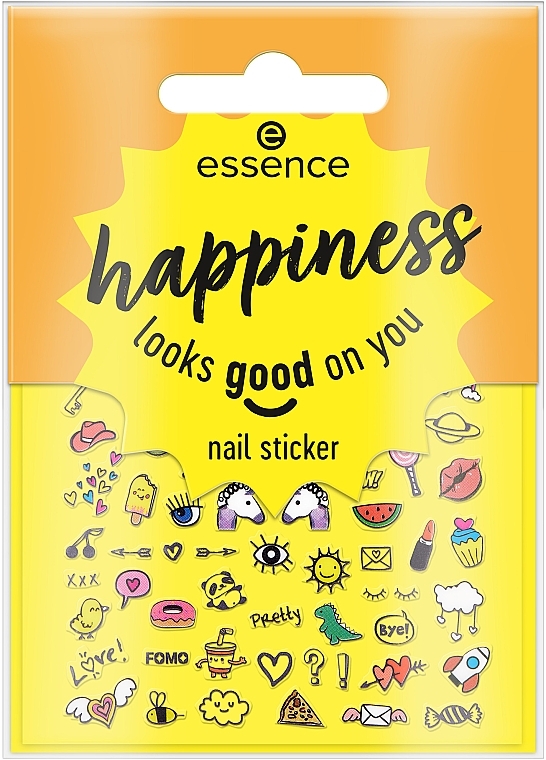 Nagelaufkleber - Essence Happiness Looks Good On You Nail Sticker  — Bild N2