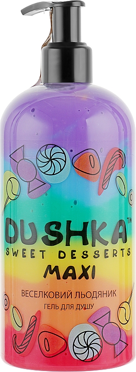 Duschgel Regenbogen Lollipop - Dushka Sweet Desserts Maxi — Bild N1