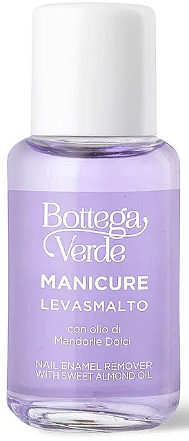 Nagellackentferner mit Süßmandelöl - Bottega Verde Nail Enamel Remover With Sweet Almond Oil — Bild N1