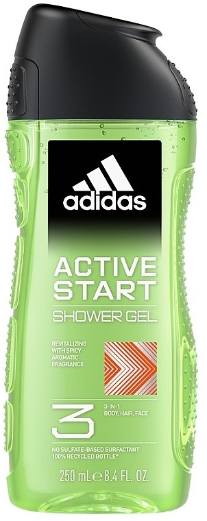 Duschgel - Adidas Active Start 3in1 Shower Gel — Bild N1