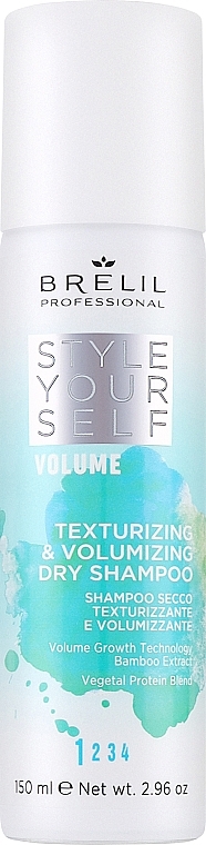 Trockenshampoo - Brelil Style Yourself Volume Texturizng & Volumizing Dry Shampoo — Bild N1